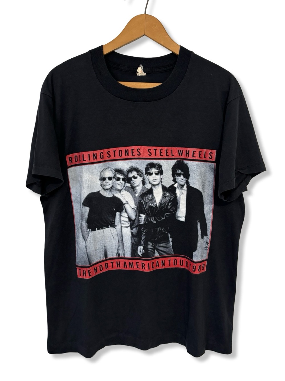 Vintage 1989 The Rolling Stones Steel Wheels Tour Tee